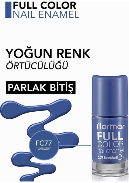 Full Color Nail Enamel (FC77 Aquatic) 8690604612758