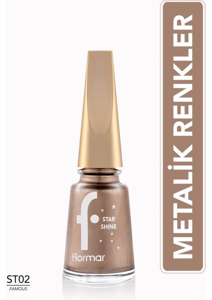 Star Shine Nail Enamel (02 Famous) 8690604564125