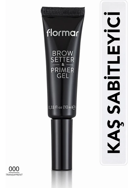 Flormar-Renk ve Şekil Sabitleyici Brow Setter & Primer Kaş Bazı (000 Şeffaf) 8682536034814