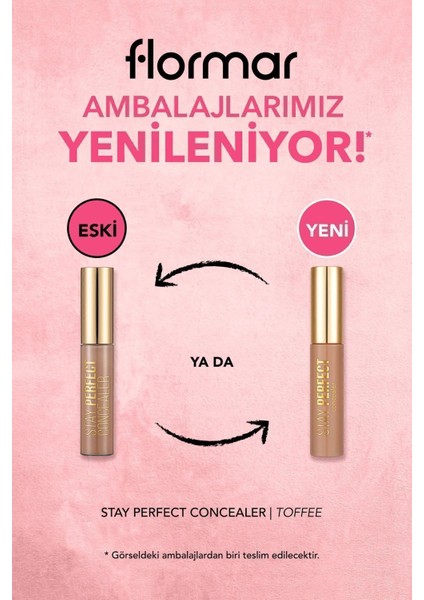 Stay Perfect Yüksek Pigmentli & Yarı Mat Bitişli Likit Kapatıcı (010 Toffee) 8682536085625