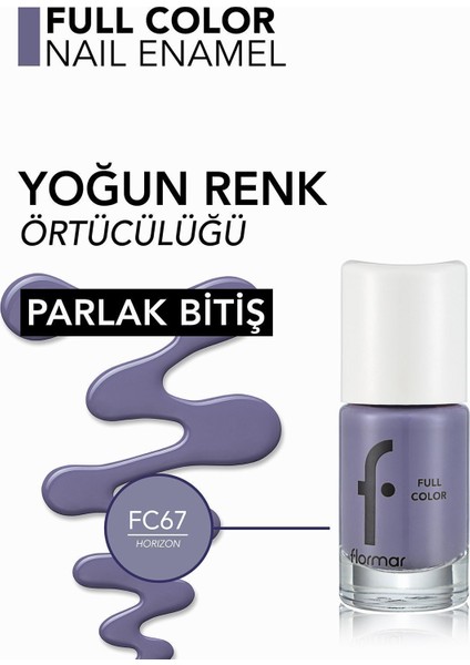 Full Color Yoğun Pigmentli Parlak Oje (FC67 Horizon) 8690604497669