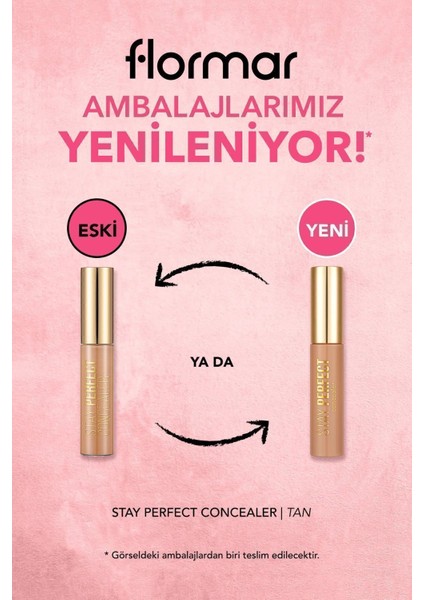 Stay Perfect Yüksek Pigmentli & Yarı Mat Bitişli Likit Kapatıcı (009 Tan) 8682536085601