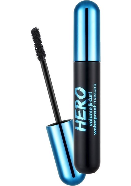 Hero Volume & Curl Yoğun Hacim Veren Suya Dayanıklı Maskara