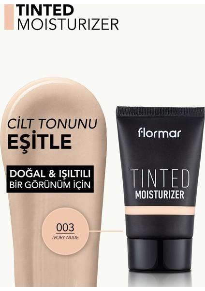 Tinted Moisturizer Canlı Görünüm Veren Likit Renkli Nemlendirici (003 Ivory Nude) 8682536041379