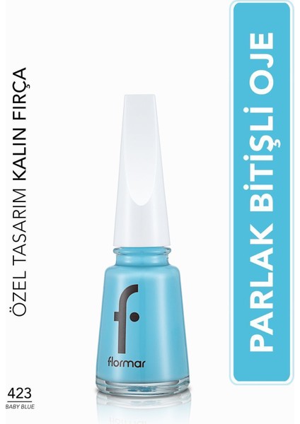 Nail Enamel Oje (423 Baby Blue)