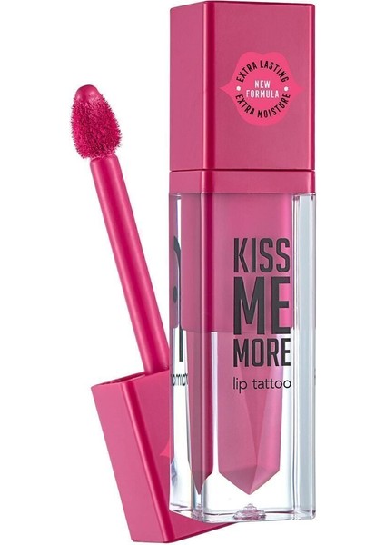 Kiss Me More Yüksek Pigmentli & Mat Bitişli Nemlendirici Likit Ruj (024 Crazy Pink) 8682536040914