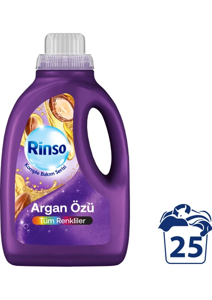 Sıvı Çamaşır Deterjanı Komple Bakım Serisi Argan Özü Tüm Renkliler Için 1.5 L