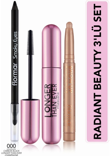 Radiant Beauty 3'lü Makyaj Seti