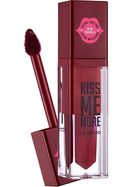 Kiss Me More Yüksek Pigmentli & Mat Bitişli Nemlendirici Likit Ruj (013 Sangria) 8682536040839