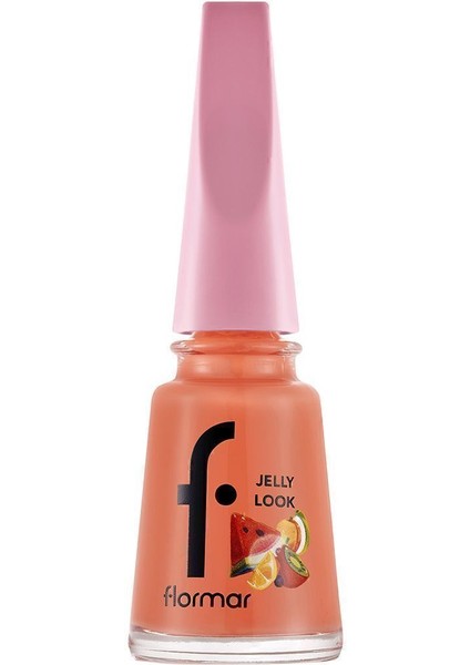 Jelly Look Yüksek Pigmentli & Parlak Bitişli Jel Görünümlü Oje