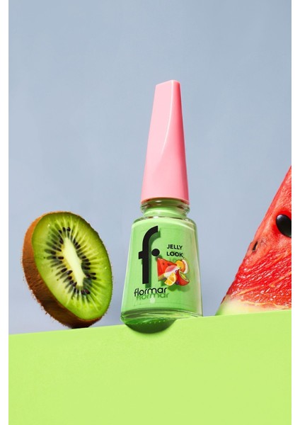 Jelly Look Yüksek Pigmentli & Parlak Bitişli Jel Görünümlü Oje