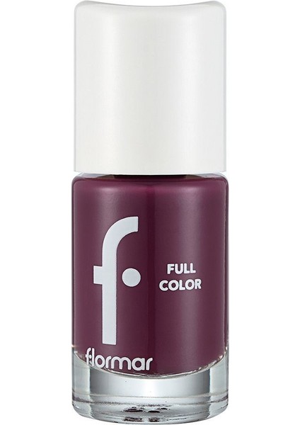 Flormar-Yüksek Pigmentli ve Uzun Süre Kalıcı Full Color Parlak Oje (FC73 Koyu Mor) 8690604593231