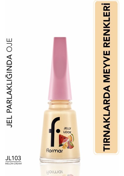 Jelly Look Yüksek Pigmentli & Parlak Bitişli Jel Görünümlü Oje