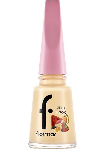Jelly Look Yüksek Pigmentli & Parlak Bitişli Jel Görünümlü Oje