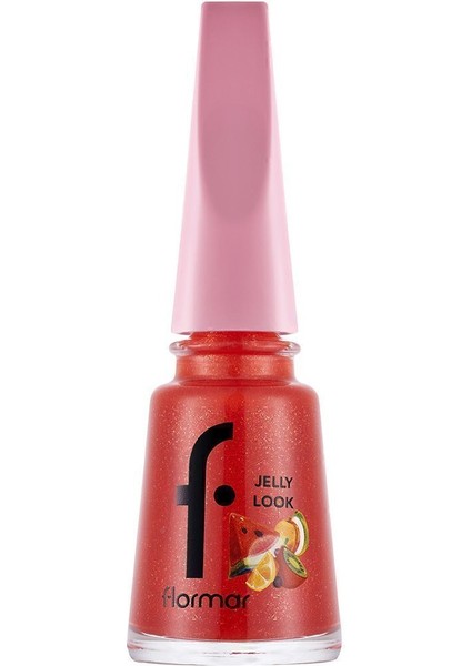 Jelly Look Yüksek Pigmentli & Parlak Bitişli Jel Görünümlü Oje