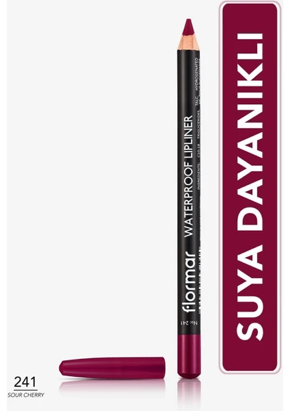 Waterproof Lipliner - Suya Dayanıklı Dudak Kalemi No:241 Sour Cherry 1.14 gr