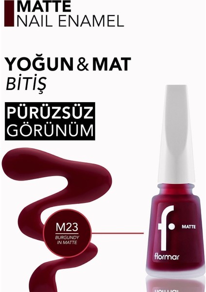 Matte Nail Enamel (M23) 8690604284276