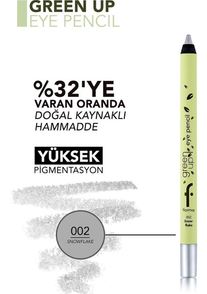 Green Up Yüksek Pigmentli & Mat Bitişli Vegan Göz Kalemi indirimleri