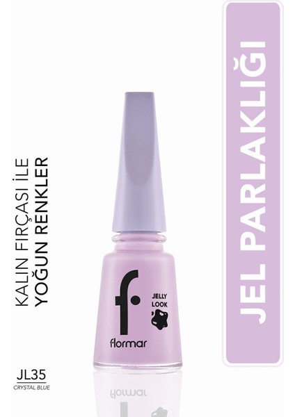 Jelly Look Nail Enamel (JL35 Crystal Blue)