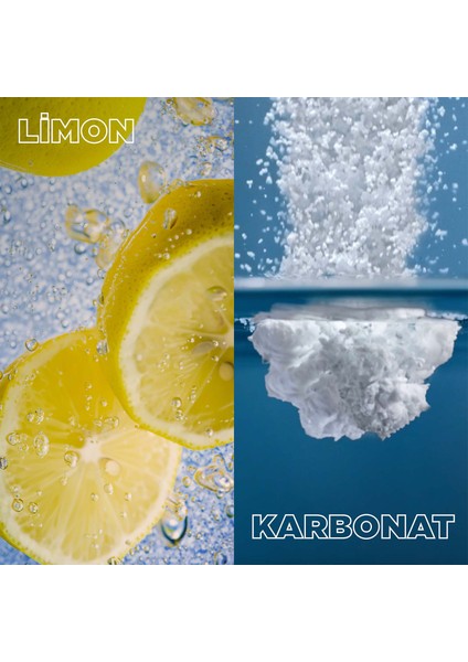 Toz Çamaşır Deterjanı Limon ve Karbonat Renkliler ve Beyazlar İçin Derinlemesine Temizlik 1;5 KG