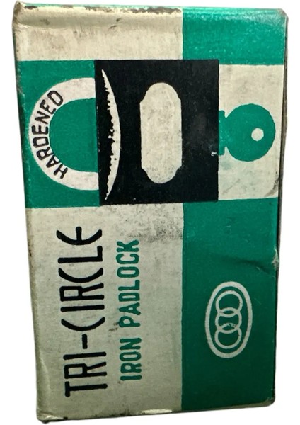 Tri-Circle Pirinç Sarı Asma Kilit 38MM
