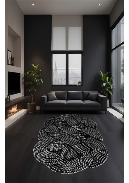 Dijital Baskı Lazer Kesim Örgü 3 Boyut Dekoratif Makinada Yıkanabilir Salon Mutfak ve Yolluk Halısı