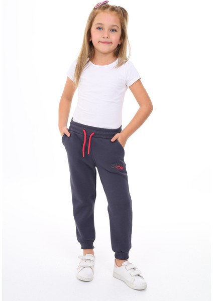 Kız Çocuk Nakışlı Eşofman Alt