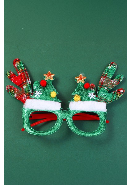 Yeniyıl Temalı Eğlenceli Yeşil Yılbaşı Gözlüğü fiyatları