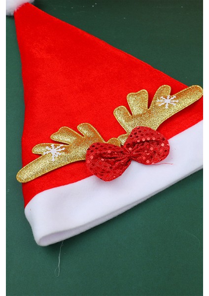 Yeniyıl Temalı Geyik Figürlü Şapka