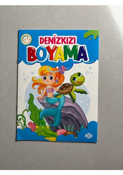 Denizkızı Boyama Kitabı + Fatih 12'li Kuru Boya + Soft Silgi fiyatları