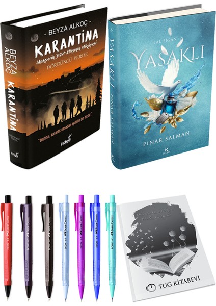 Yasaklı Ciltli ve Karantina 4 Ciltli Beyza Alkoç 2li Set