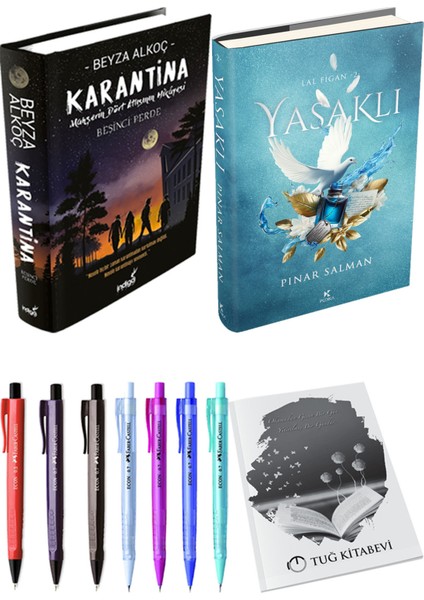 Yasaklı Ciltli ve Karantina 5 Ciltli Beyza Alkoç 2li Set