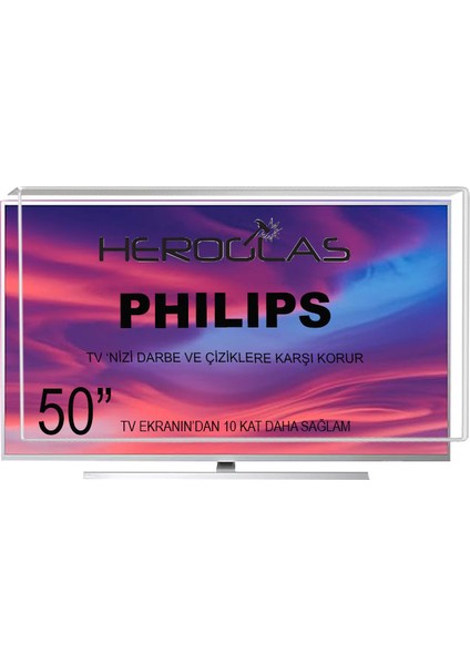 Phılıps 50PUS8108 50"ınç 127 Ekran Tv Ekran Koruyucu