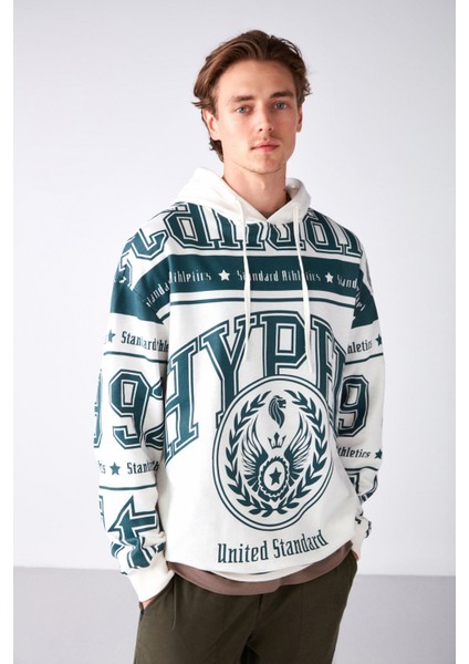 Cle Regular Relaxed Ekru Sweatshirt