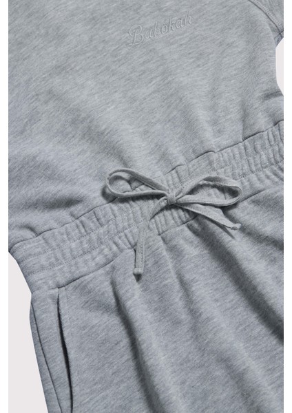 Kapüşonlu Bel Lastik Sweat Elbise fiyatları