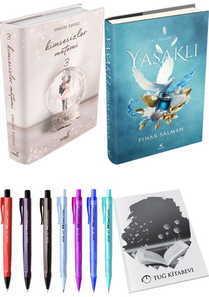Yasaklı Ciltli ve Kimsesizler Matemi 3 Ciltli Emine Tavuz 2li Set