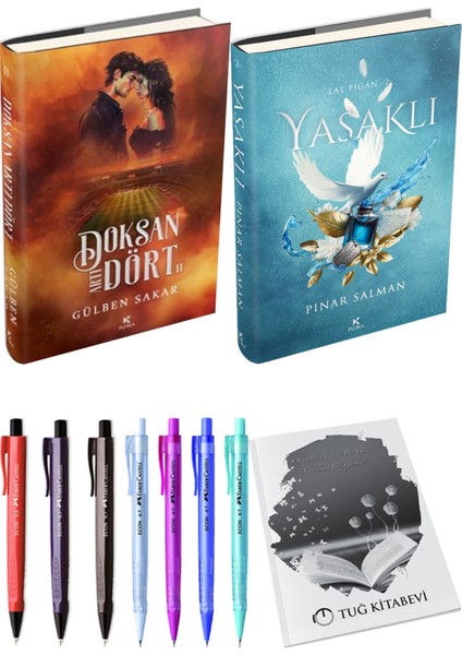 Yasaklı Ciltli ve Doksan Artı Dört 2 Ciltli Gülben Sakar 2li Set