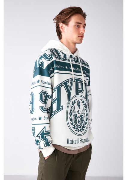 Cle Regular Relaxed Ekru Sweatshirt modelleri