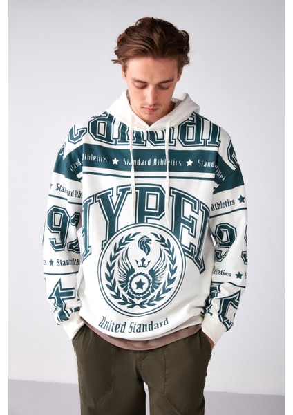 Cle Regular Relaxed Ekru Sweatshirt fırsatları