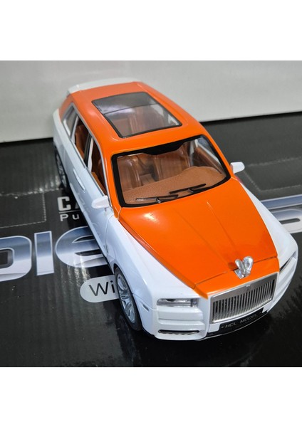 Rolls Royce Metal Oyuncak Araba Model Koleksiyon Araç Ses ve Işıklı 22-Cm