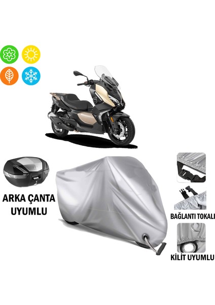 Rks Fort 250 Branda Motosiklet Brandası Arka Çanta Bağlantı,kilit Uyumlu