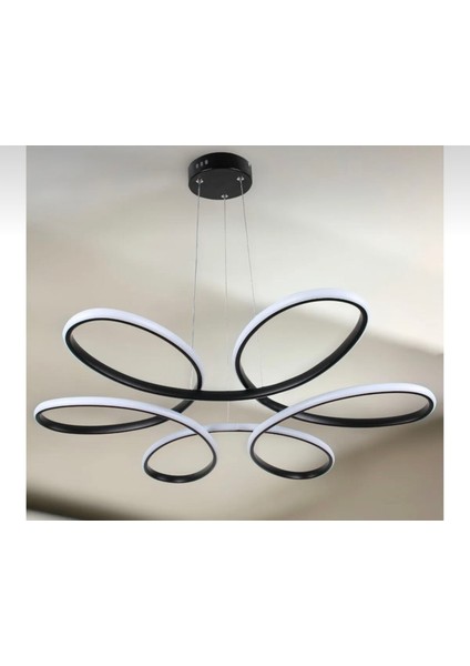 Turkco Aurora Curl Sarkıt LED Avize,3 Farklı Işık Modu,powerled Çap:65 YÜKSEKLIK:100 cm