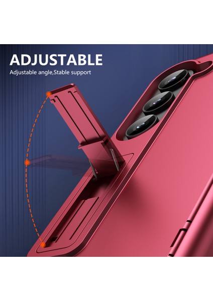 Samsung Galaxy Z Fold6 5g Sabit Pc Düşmeyi Önleyici Telefon Kılıfı ve Kickstand (Yurt Dışından) fiyatları