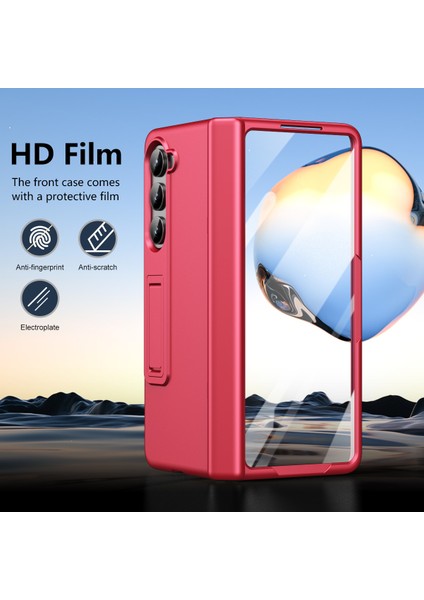 Samsung Galaxy Z Fold6 5g Sabit Pc Düşmeyi Önleyici Telefon Kılıfı ve Kickstand (Yurt Dışından) modelleri