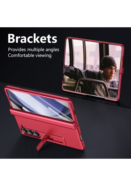 Samsung Galaxy Z Fold6 5g Sabit Pc Düşmeyi Önleyici Telefon Kılıfı ve Kickstand (Yurt Dışından) fırsatları