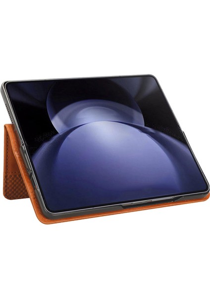Samsung Galaxy Z Fold6 5g Pu Deri Retro Telefon Standı Kapağı (Yurt Dışından) fırsatları