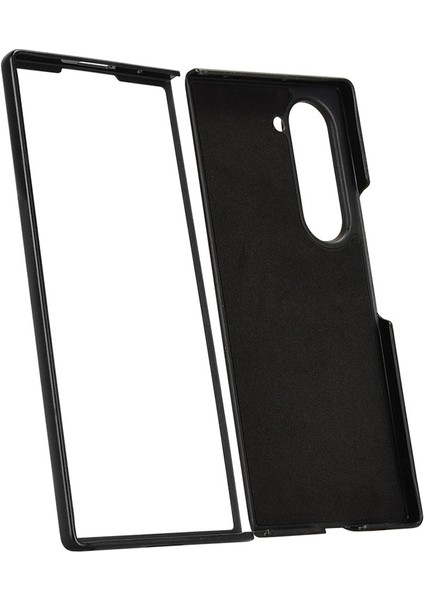 Samsung Galaxy Z Fold6 5g Deri+Pc+Tpu Bileklik Kılıfı (Yurt Dışından)