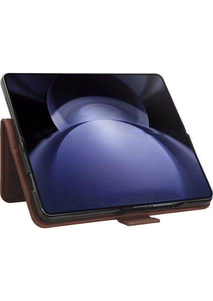 Samsung Galaxy Z Fold6 5g Çoklu Kart Yuvaları Deri Cüzdan Katlanır Telefon Kapağı (Yurt Dışından)