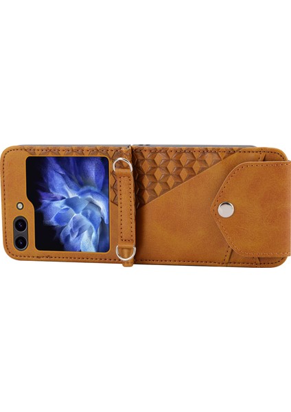 Samsung Galaxy Z Flip6 5g Buzağı Dokulu Pu Deri Telefon Kılıfı (Yurt Dışından) indirimleri