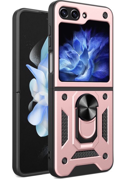 Samsung Galaxy Z Flip6 5g Halka Tutucu Pc+Tpu Telefon Kapağı (Yurt Dışından)